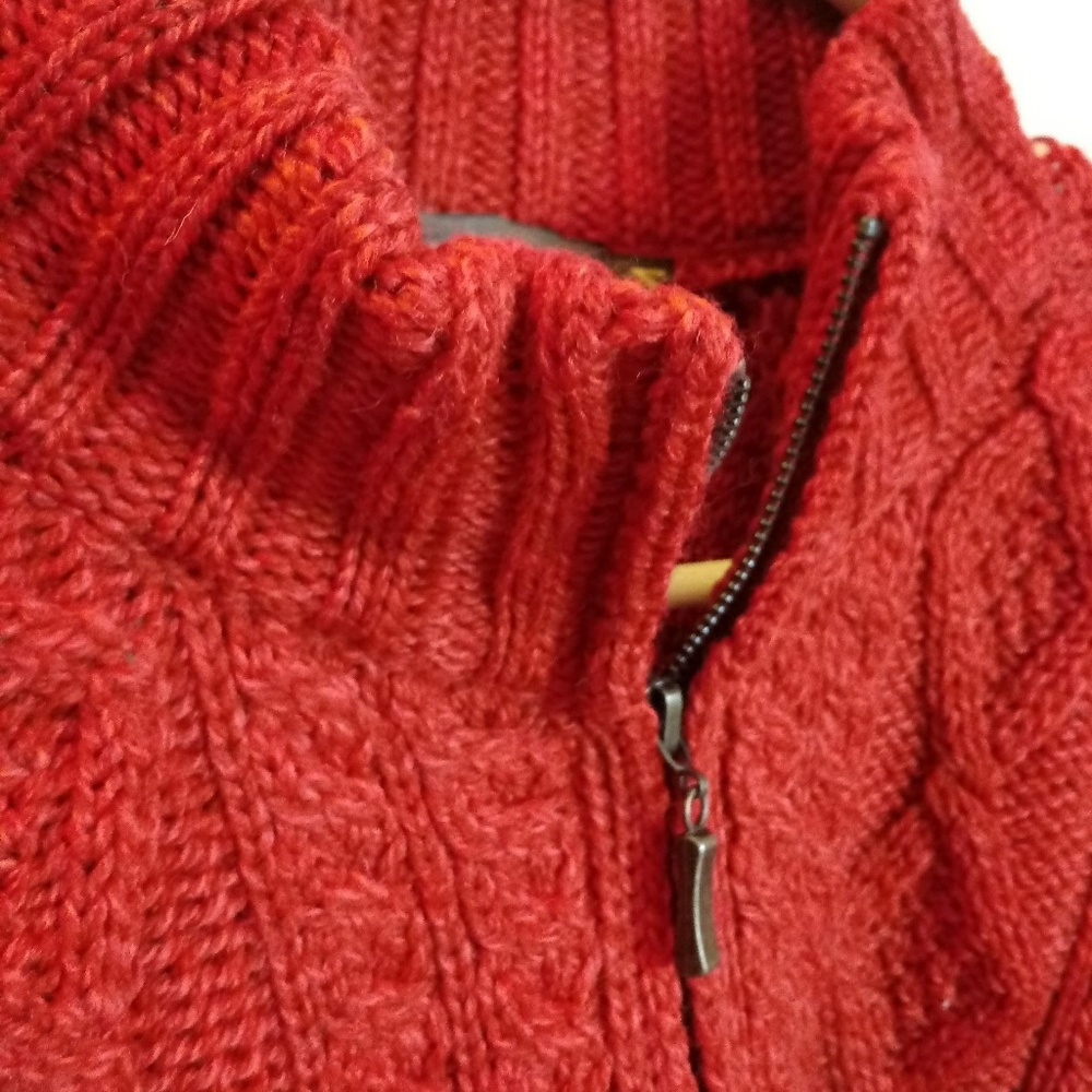 Cable knit sweater
